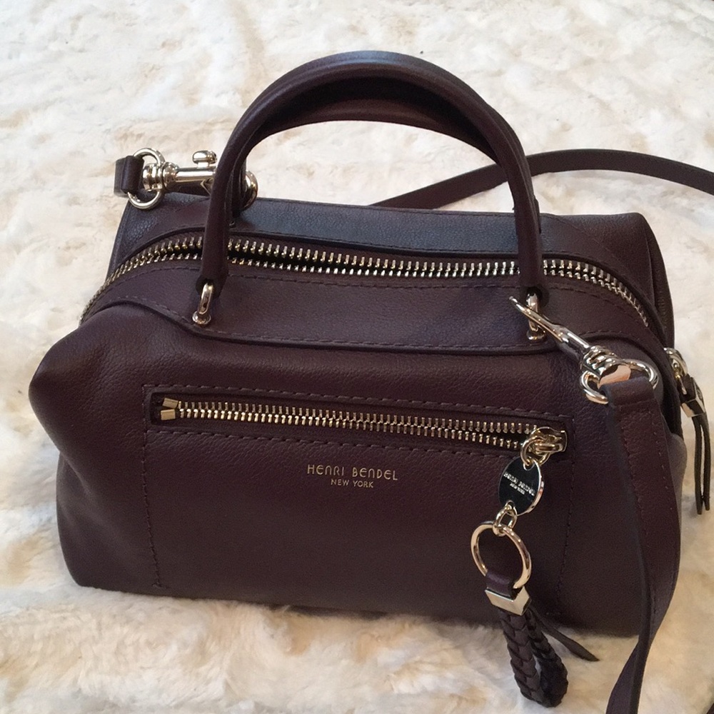 Brand new burgundy Henri Bendel cross body